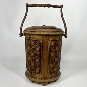 Vintage Owens Corning Tall Fiberglass Ice Bucket The Brentwood Collection